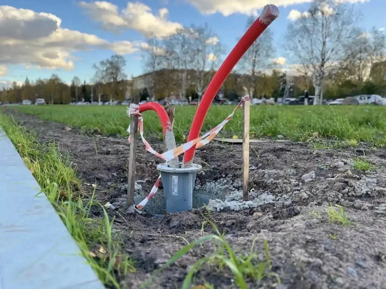 Более полутора километров кабеля для подсветки набережной проложили в Петрозаводске