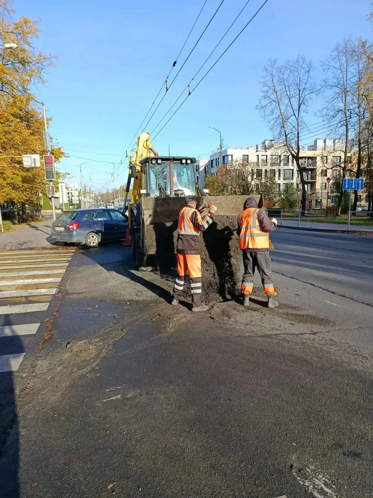 Ремонт дорог на трех центральных улицах начали в Петрозаводске