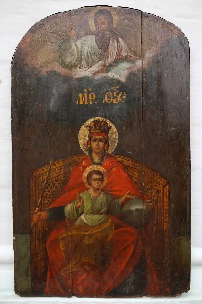 Подлинник иконы Державная Сайт храма Казанской иконы Божией Матери в Коломенском