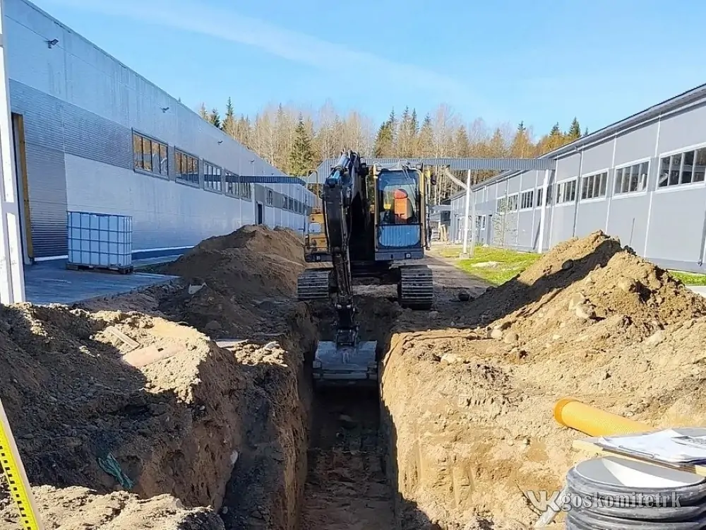 строительство второго корпуса завода по выращиванию малька в деревне Куйтежа