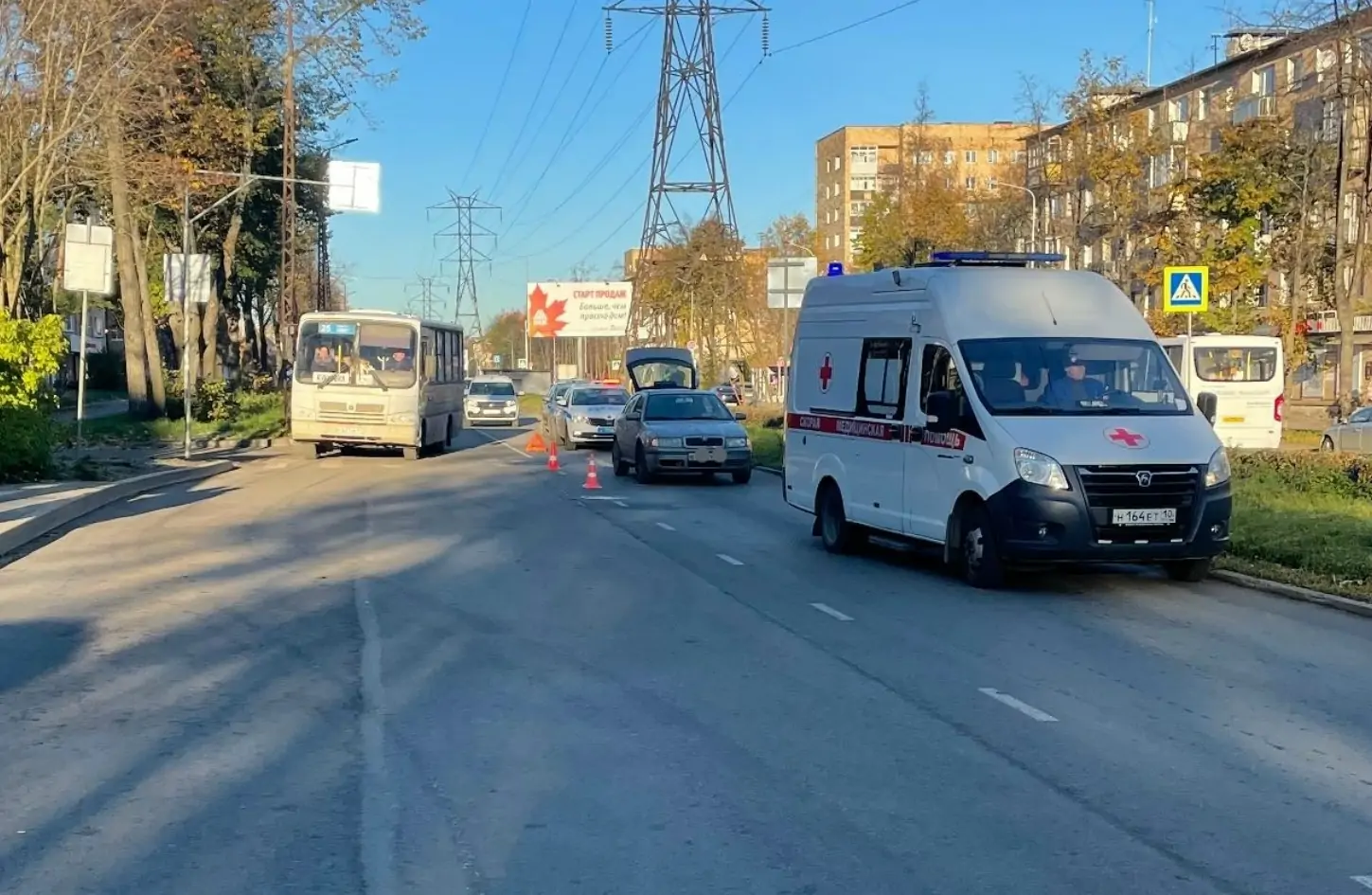 Пожилого пешехода сбили на «зебре» в Петрозаводске