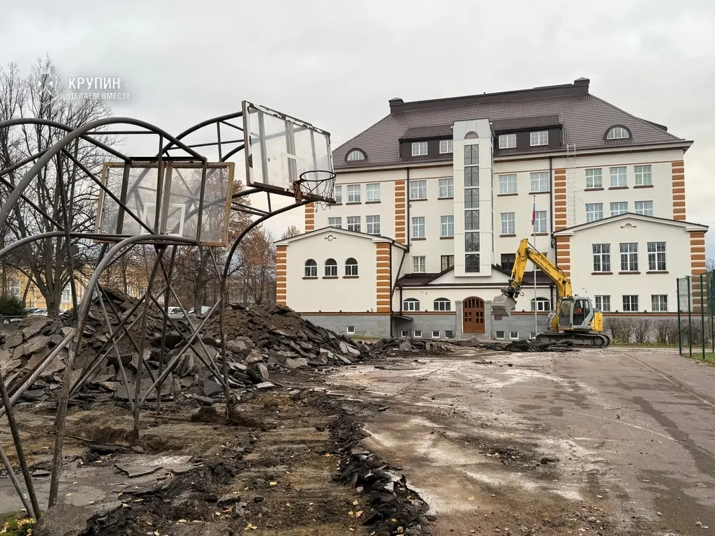 Умную спортивную площадку построят у школы-«дворца» в туристическом городе Карелии
