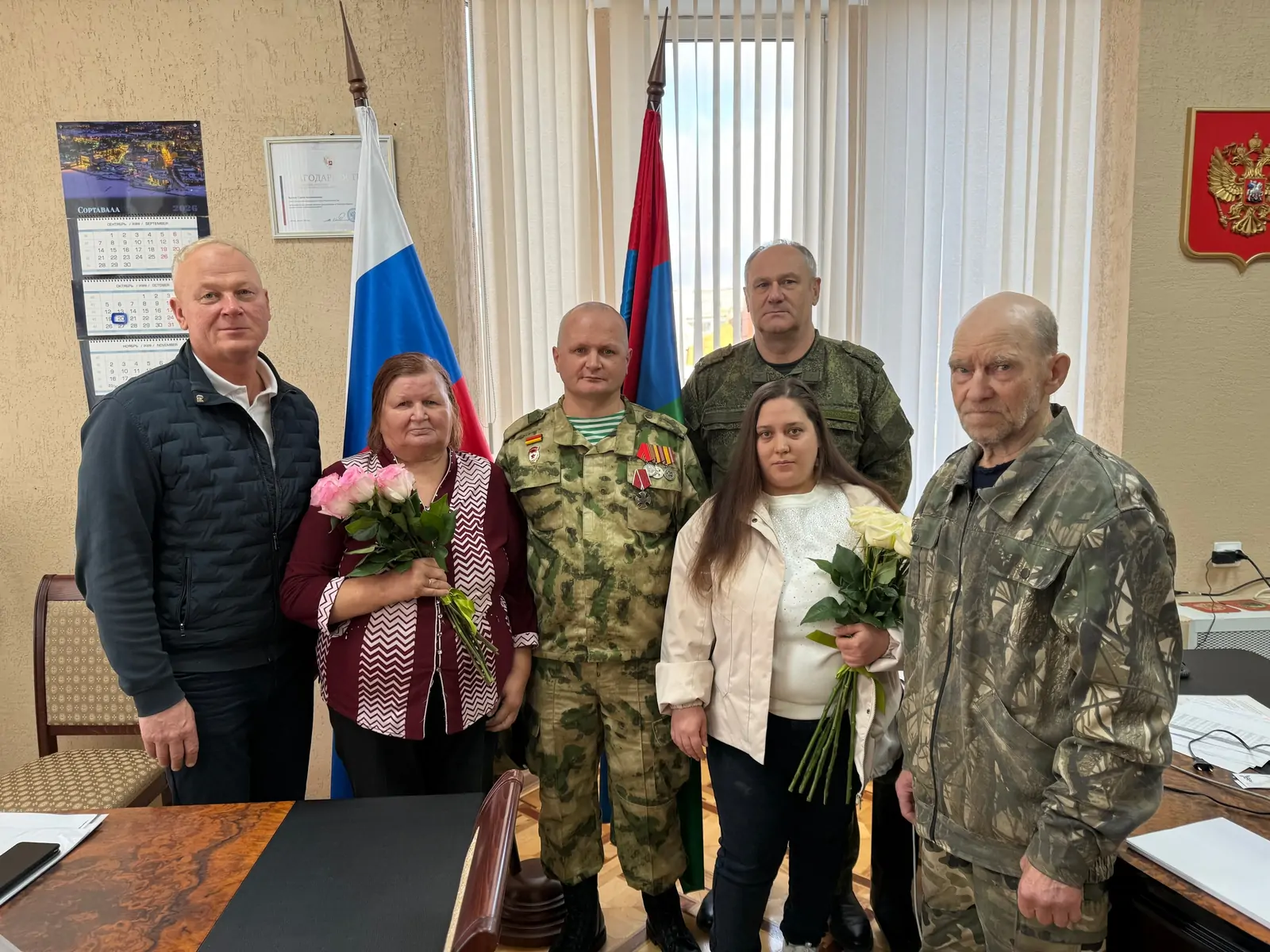 Карельскому бойцу Александру Сканцеву вручили орден Мужества