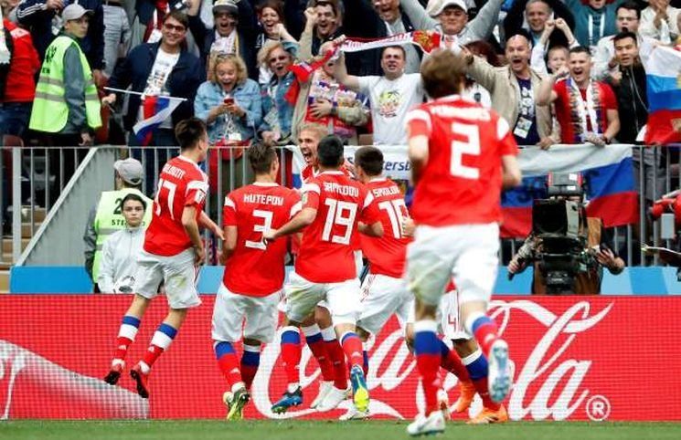 Сборная России разгромила Саудовскую Аравию в первом матче Чемпионата мира