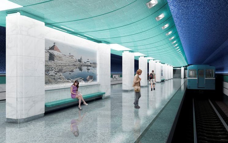 В Москве откроют станцию метро «Беломорская» с изображением Соловков и Кижей