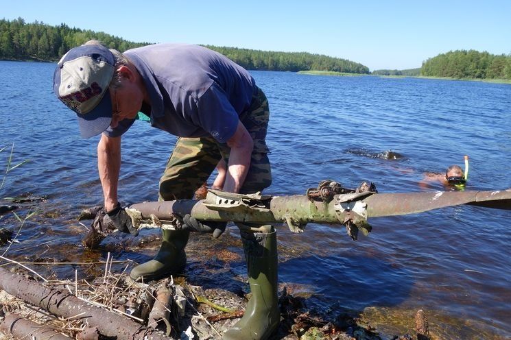 Карельские поисковики обнаружили в Финляндии останки советских летчиков
