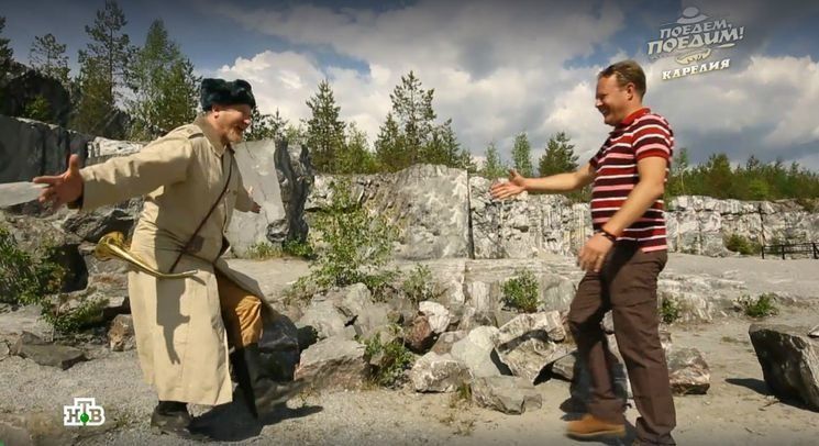 «Черный Уоррен, я не твой». Кузьмич показал ведущему «Поедем, поедим!» Карелию