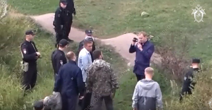 Появилось видео с подозреваемым в двух убийствах