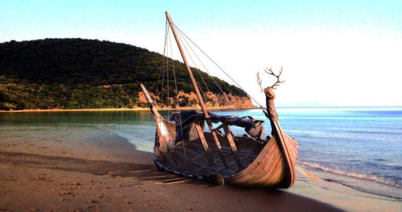 В Норвегии под землей нашли двадцатиметровый корабль викингов