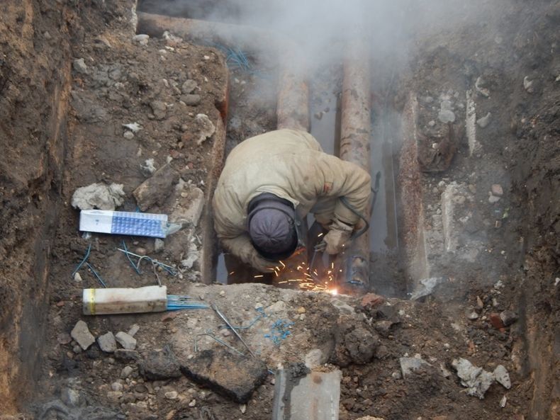 Район Голиковка в Петрозаводске из-за аварии остался без тепла и воды