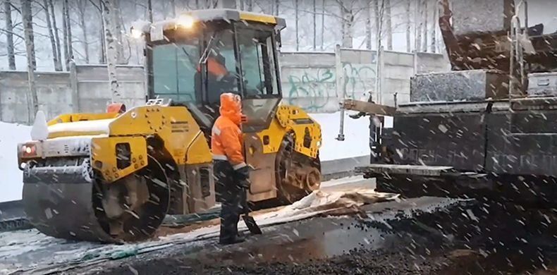 Укладывать асфальт теперь можно и в снег, и в холод