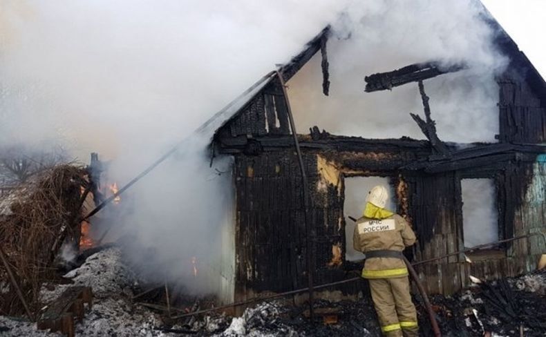Сегодня в Медвежьегорске на пожаре погиб мужчина