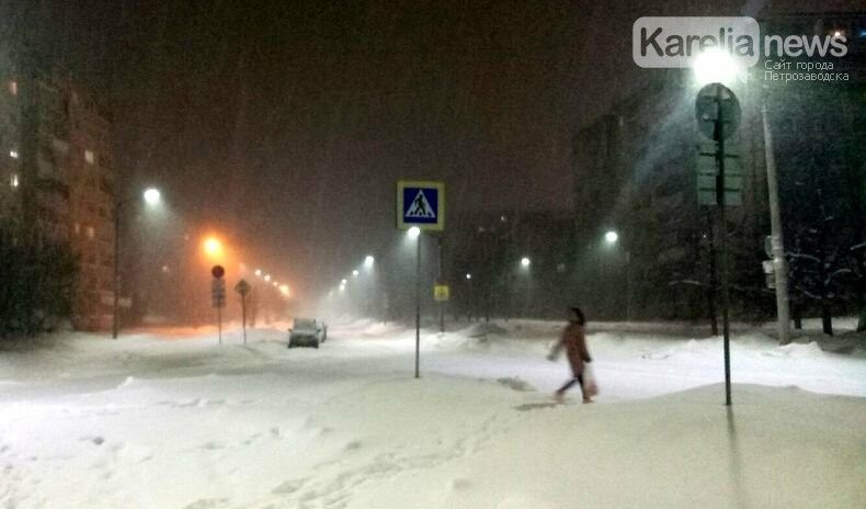Метель и мороз. МЧС Карелии предупреждает о резком ухудшении погоды