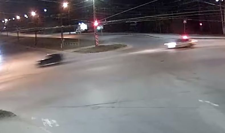 Погоня ГИБДД за пьяным водителем в Петрозаводске попала на видео