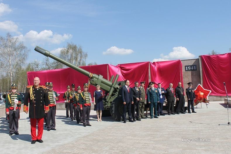 Пушки, которые обороняли Петрозаводск в 1941 году, украсили мемориал в Челябинской области