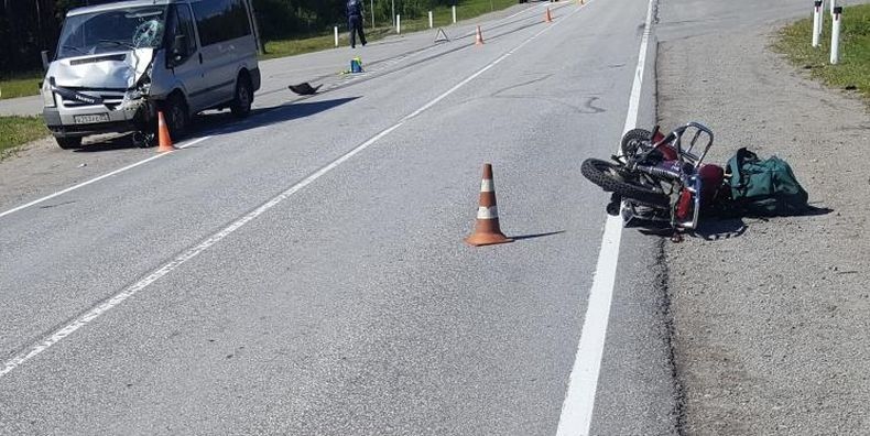 Вчера в Карелии сбили 57-летнего водителя мопеда