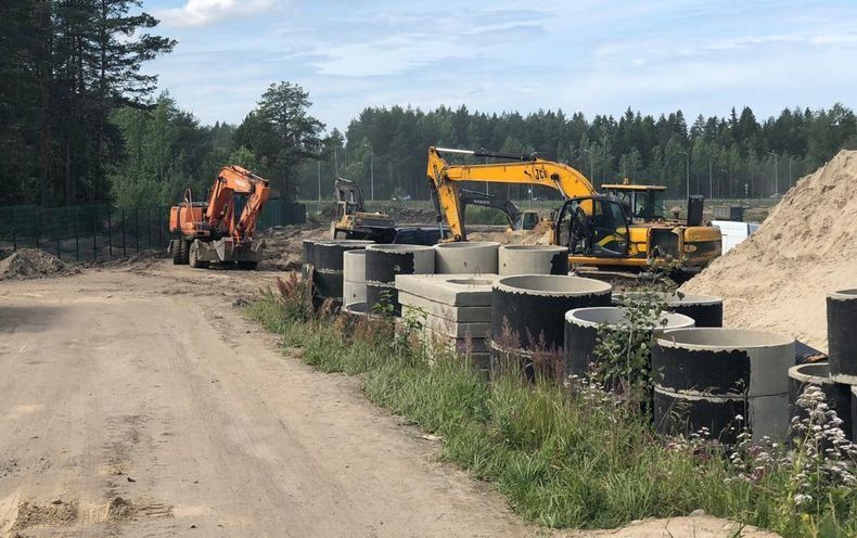 На промышленной площадке Петрозаводска началось благоустройство территории