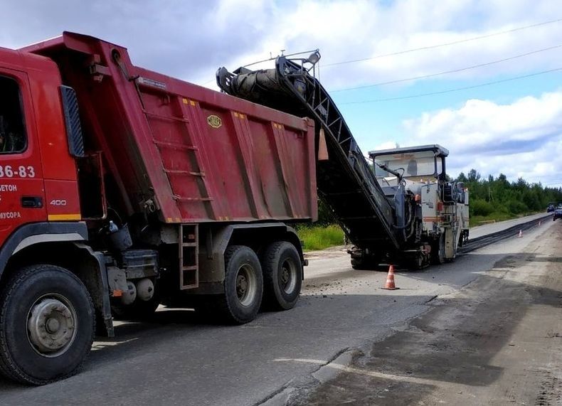 Начался капремонт дороги на подъезде к Сегеже