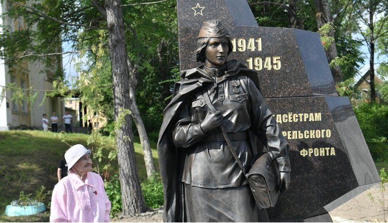 В Карелии открыли памятник медсестрам Карельского фронта