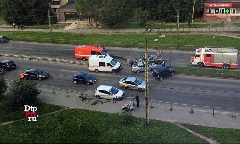 ГИБДД прокомментировала ДТП с четырьмя авто в Петрозаводске