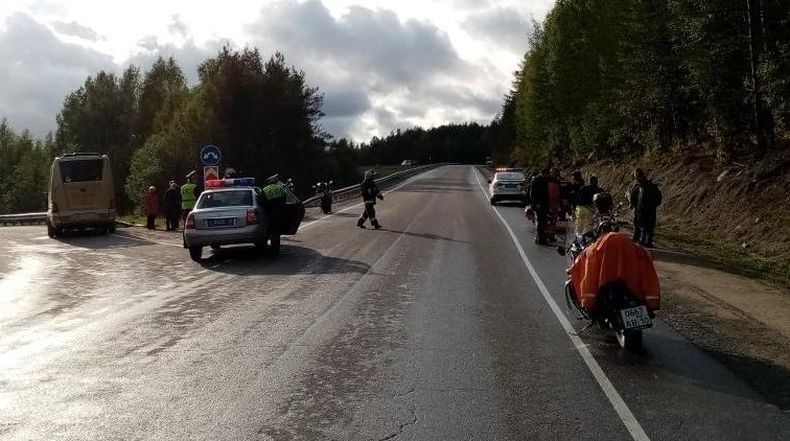 Два мотоциклиста пострадали на трассах в Карелии