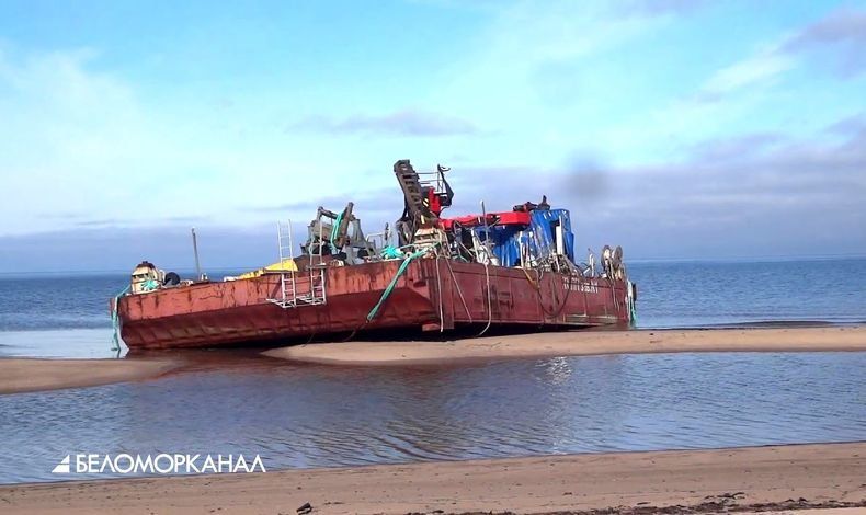 В Белом море обнаружены два бесхозных радиоактивных понтона