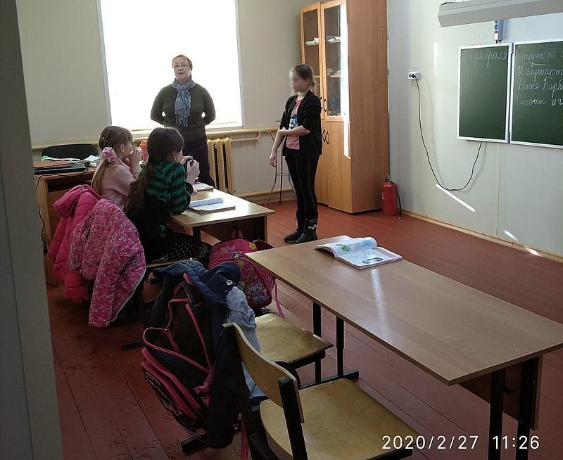 Учащиеся Луусалмской школы приступили к занятиям в здании местной администрации
