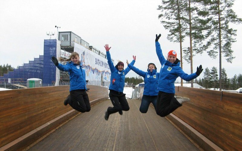 Карельские волонтеры отправились на Этап кубка мира по биатлону в Финляндию