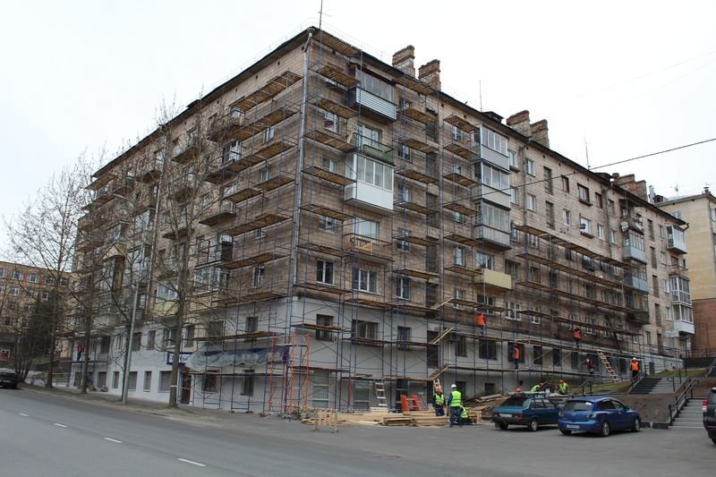Фасады почти полсотни домов в Петрозаводске приведут в порядок