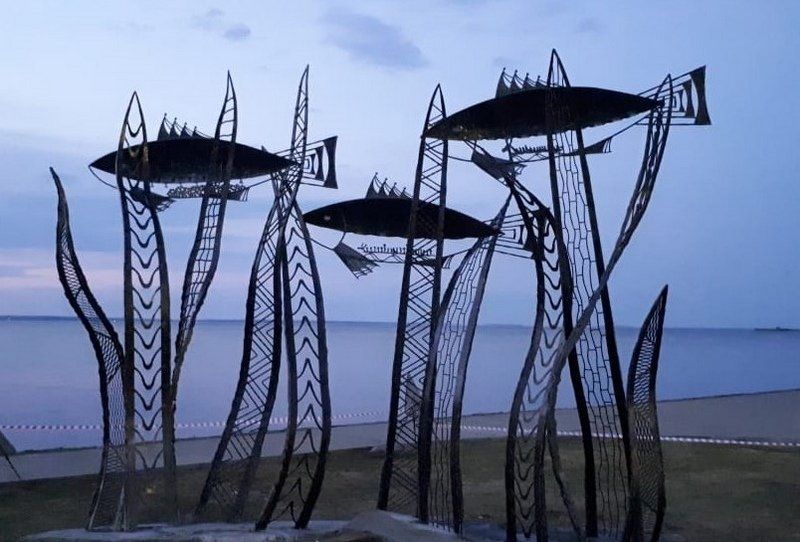 В Петрозаводске установили самый крупный из арт-объектов к столетию республики