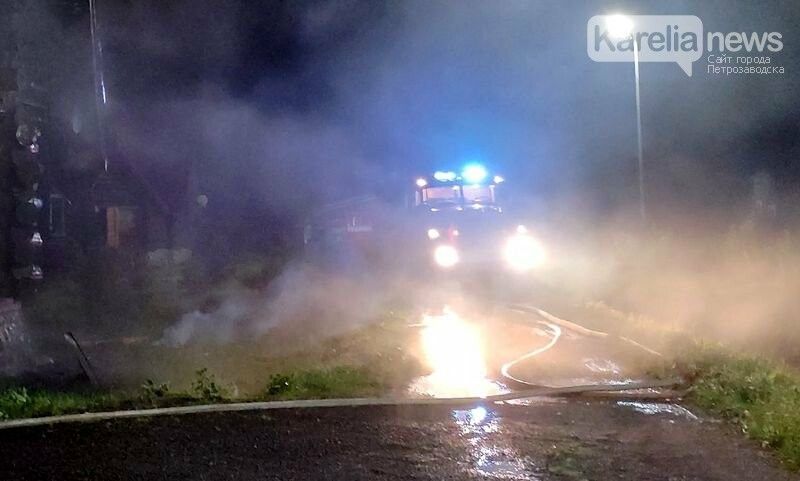 В Сортавальском районе на пожаре погиб мужчина