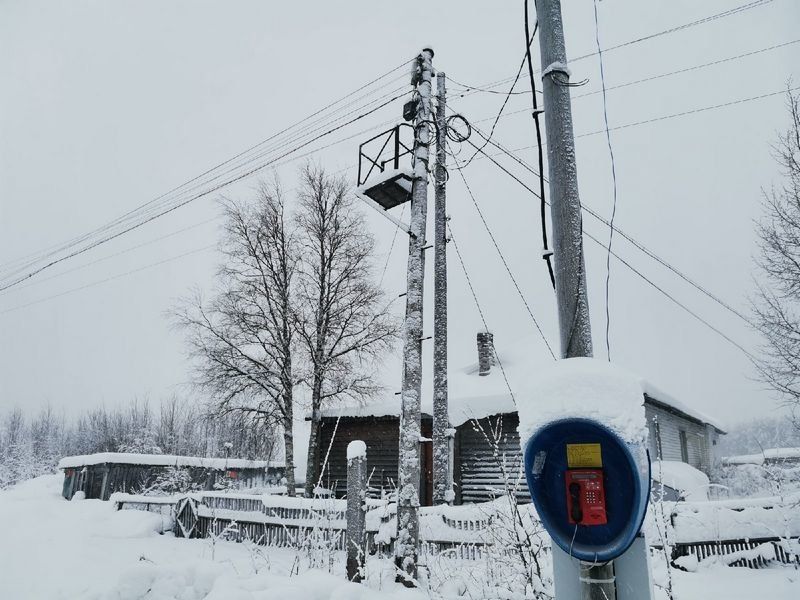 Из-за сильной метели в нескольких населенных пунктах Карелии отключалось электричество
