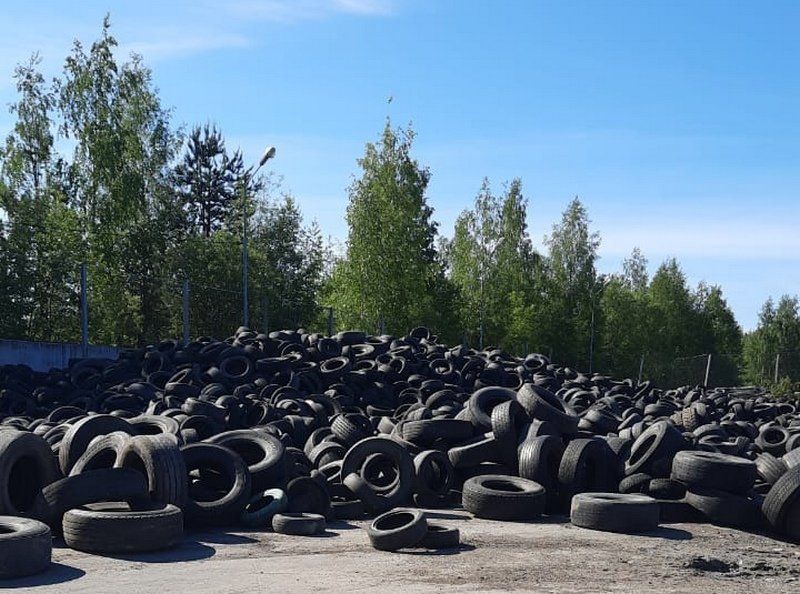 В Петрозаводске решат проблему с вывозом старых шин