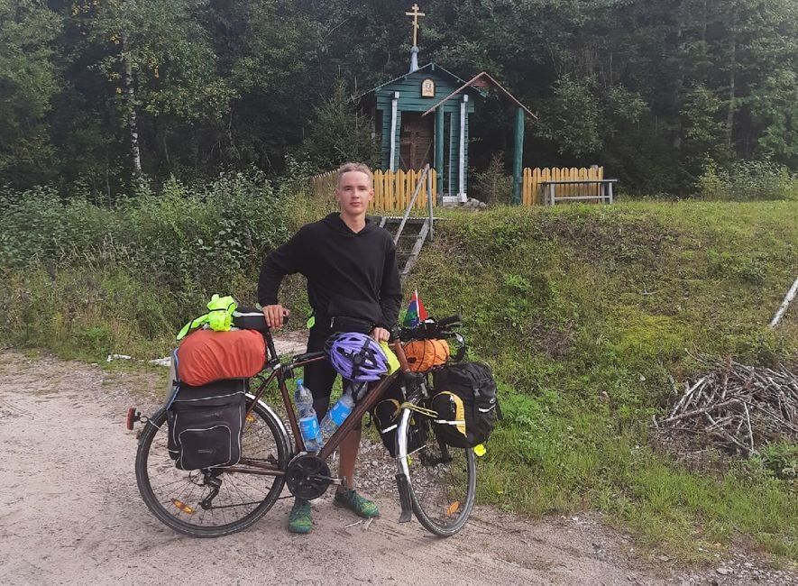 19-летний житель Кондопоги едет в Крым на велосипеде и рассказывает об увиденном в соцсетях