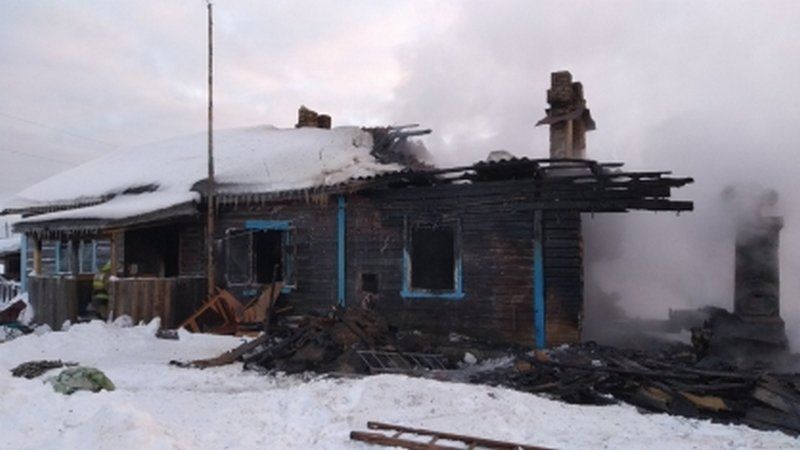 На пожаре в Медвежьегорском районе погибла супружеская пара